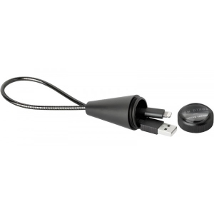 Кабель синхронізації даних Native Union Tom Dixon Stash Cone Lightning Cable Black (CONE-L-BLK-TD)