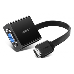 Перехідник UGREEN MM103 + 3.5mm + micro-USB Power Port Converter Black (40248)