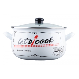Каструля Gusto 
Lets Cook White 16 см 2.1 л (GT-T-116-LCW)