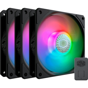 Корпусний вентилятор Cooler Master набор SickleFlow 120 3in1 ARGB Sync+Wired ARGB Controller (MFX-B2DN-183PA-R1)