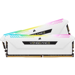 Память DDR Corsair DDR4 2x8GB/3600 Vengeance RGB Pro SL White (CMH16GX4M2D3600C18W)