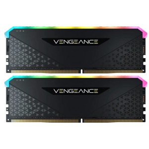 Память DDR Corsair DDR4 2x16GB/3200 Vengeance RGB RS Black (CMG32GX4M2E3200C16)