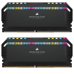 Память DDR Corsair DDR5 2x16GB/7200 Dominator Platinum RGB Black (CMT32GX5M2X7200C34)