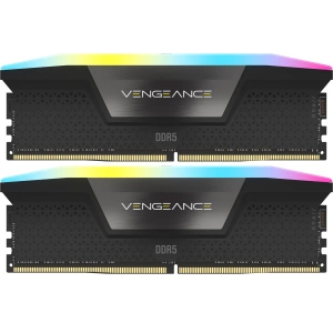 Память DDR Corsair DDR5 2x16GB/6000 Vengeance RGB Black (CMH32GX5M2B6000C40)
