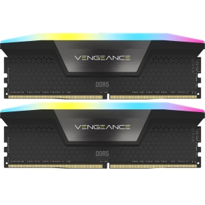 Память DDR Corsair DDR5 2x48GB/6400 Vengeance RGB Black (CMH96GX5M2B6400C32)