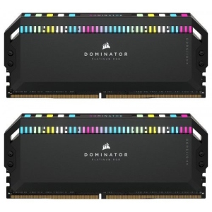 Память DDR Corsair Dominator Platinum RGB Black DDR5 6600MHz 64GB Kit 2x32GB (CMT64GX5M2B6600C32)