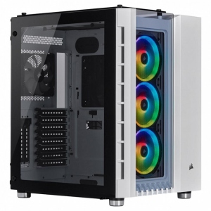 Корпус Corsair Corsair Crystal 680X RGB White (CC-9011169-WW) без БП