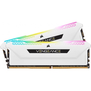 Память DDR Corsair DDR4 2x16GB/3600 Vengeance RGB Pro SL White (CMH32GX4M2D3600C18W)