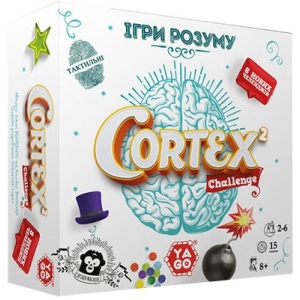Настільна гра розвиваюча (8+) Yago Настільна гра CORTEX 2 CHALLENGE (90 карток, 24 фішки) фірмовий сайт