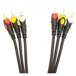 Кабель 3.5 мм - RCA PowerPlant 3xRCA - 3xRCA 1.5 м G-DV-1.5 (CA911714)
