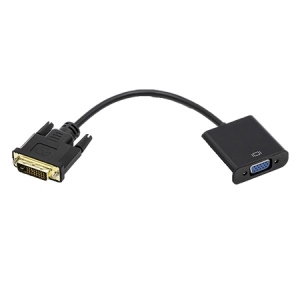 Перехідник PowerPlant DVI-D Dual Link (M) - VGA (F) 0.15 м (CA911141)