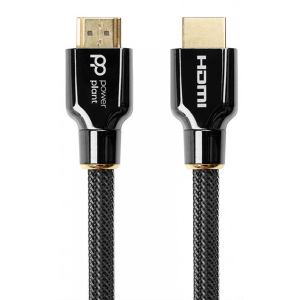 Кабель HDMI PowerPlant HDMI (M) - HDMI (M), 2.1V, Ultra HD 8K, eARC, 30AWG, 3м (CA912209)