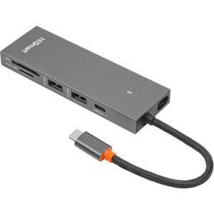 Хаб USB PowerPlant USB Type-C - 2 x USB 3.0 (CA913459)