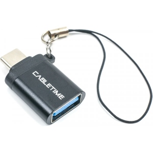 Перехідник Cabletime OTG USB 3.0 Type-C (M) - USB Type-A (F) (CA913688)