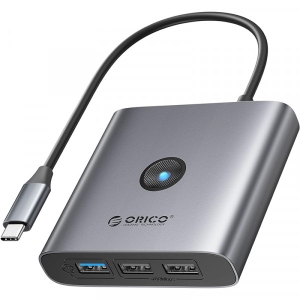 Хаб USB Orico Type-C 5-в-1 Docking Station (FAX3-5P-GY-EP) порівняти ціни