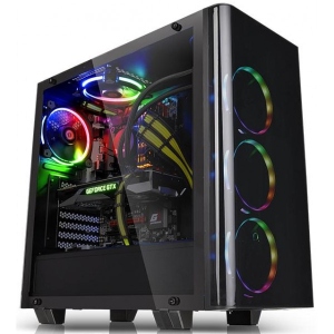 Корпус Thermaltake View 21 TG Black Tempered Glass (CA-1I3-00M1WN-00)
