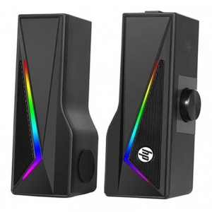 Комп'ютерна акустика компактна HP 2.0 HP USB, 6Вт, LED RGB (DHE-6005)