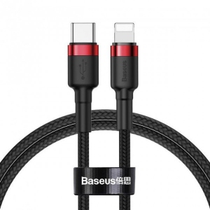 Кабель синхронізації даних Baseus Type-C/Lightning PD 20W 1m Red (CATLKLF-91)
