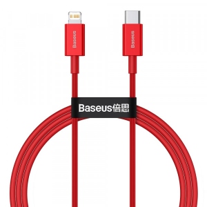 Кабель синхронізації даних Baseus Superior Series Fast Charging Type-C to Lightning PD 20W 1m Red (CATLYS-A09)
