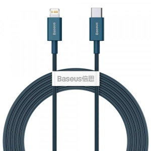Кабель синхронізації даних Baseus Superior Series Fast Charging Type-C to Lightning PD 20W 2m Blue (CATLYS-C03)