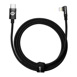 Кабель синхронізації даних Baseus MVP 2 Elbow-shaped Fast Charging Data Cable Type-C to iP 20W 2m Black (CAVP000301)