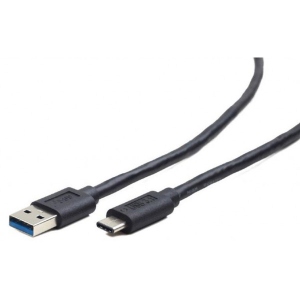 Кабель синхронізації даних Cablexpert USB3.0 - USB Type-C 0.1m Premium Black (CCP-USB3-AMCM-0.1M)