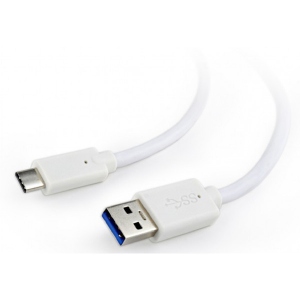 Кабель синхронізації даних Cablexpert USB3.0 - USB Type-C 3 м White (CCP-USB3-AMCM-W-10)