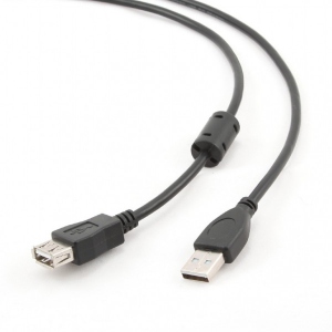 Кабель USB type A - USB type A Cablexpert USB 2.0 A - USB A 4.5m (CCF-USB2-AMAF-15)
