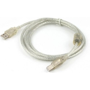 Кабель USB type A - USB type B Cablexpert USB 2.0 A - USB B 0.75m (CCF-USB2-AMBM-TR-0.75M) ферритовый фильтр