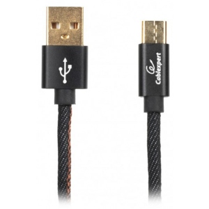 Переходнік USB-C - USB Cablexpert USB 2.0 A - USB Type-C Black 1m (CCPB-C-USB-04BK)