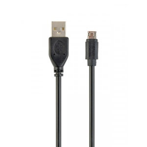 Кабель Cablexpert USB 2.0 A - MicroUSB 1.8m Black (CC-USB2-AMmDM-6)