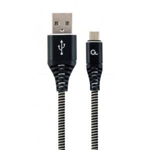 Кабель Cablexpert USB 2.0 A - microUSB Premium 1m Black (CC-USB2B-AMmBM-1M-BW)