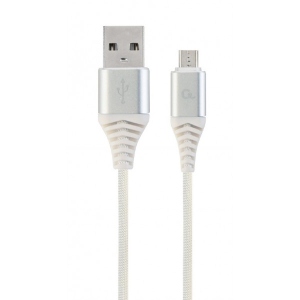 Кабель Cablexpert USB 2.0 A - microUSB Premium 1m White (CC-USB2B-AMmBM-1M-BW2)