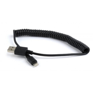 Кабель синхронізації даних Cablexpert USB 2.0 - Lightning 1.5m Black (CC-LMAM-1.5M)