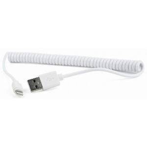 Кабель синхронізації даних Cablexpert USB 2.0 - Lightning 1.5m White (CC-LMAM-1.5M-W)