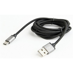 Переходнік USB-C - USB Cablexpert USB 2.0 - USB Type-C Black 1.8m (CCB-mUSB2B-AMCM-6)