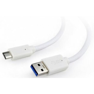 Кабель синхронізації даних Cablexpert USB 3.0 Type-A - USB Type-C 1.8m White (CCP-USB3-AMCM-6-W)