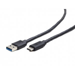 Кабель синхронізації даних Cablexpert USB 3.0 Type-A - USB Type-C 1.8m Black (CCP-USB3-AMCM-6)