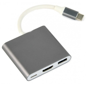 Перехідник Cablexpert USB Type-C - HDMI (A-CM-HDMIF-02-SG)