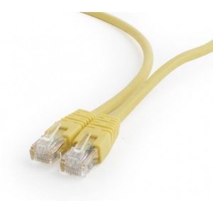Кабель патч-корд Cablexpert UTP ( PP6U-1M/Y) 50u 1 м Yellow