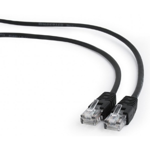 Кабель патч-корд Cablexpert UTP (PP12-1M/BK) 1m Black