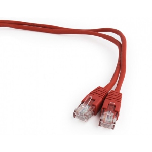Кабель патч-корд Cablexpert UTP (PP12-1M/R) 50u 1m Red