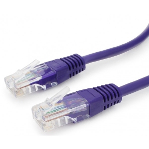 Кабель патч-корд Cablexpert CAT5e UTP 1 м Violet (PP12-1M/V) купити в Києві