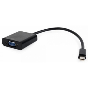 Перехідник Mini Display Port-VGA Cablexpert Mini DisplayPort - VGA 0.15m (A-mDPM-VGAF-02)
