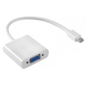 Перехідник Mini Display Port-VGA Cablexpert MiniDisplayPort-VGA 0.15m White (AB-mDPM-VGAF-02-W) в інтернет-магазині