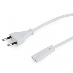 Кабель живлення Cablexpert PC-184-VDE-W CEE7/16-C7 White 1.8m