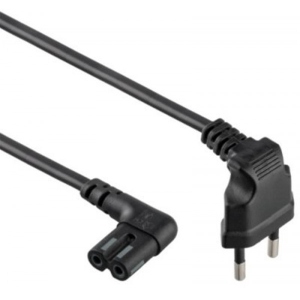 Кабель живлення Cablexpert PC-184L CEE7/16-C7 1m Black