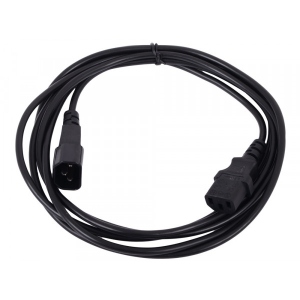 Кабель живлення Cablexpert PC-189-VDE-3M (С13-С14) Black, 3m