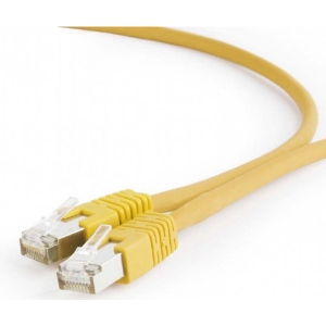 Кабель патч-корд Cablexpert S/FTP (PP6A-LSZHCU-Y-0.25M) 50u 0.25m Yelow