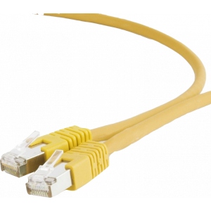 Кабель патч-корд Cablexpert S/FTP (PP6A-LSZHCU-Y-0.5M) 50u 0.5m Yellow
